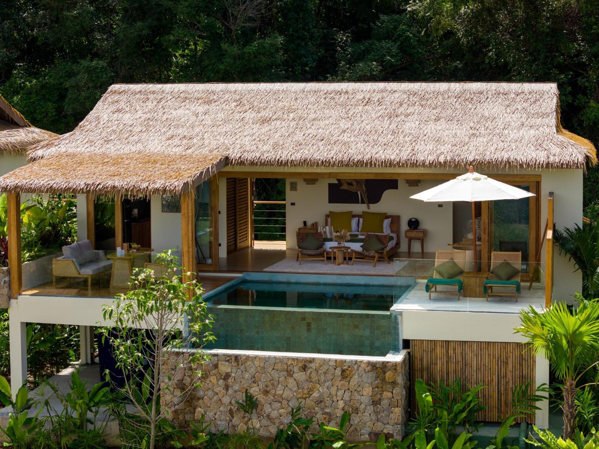 Wild Cottages Elephant Sanctuary Resort Amphoe Koksamui Bagian luar foto